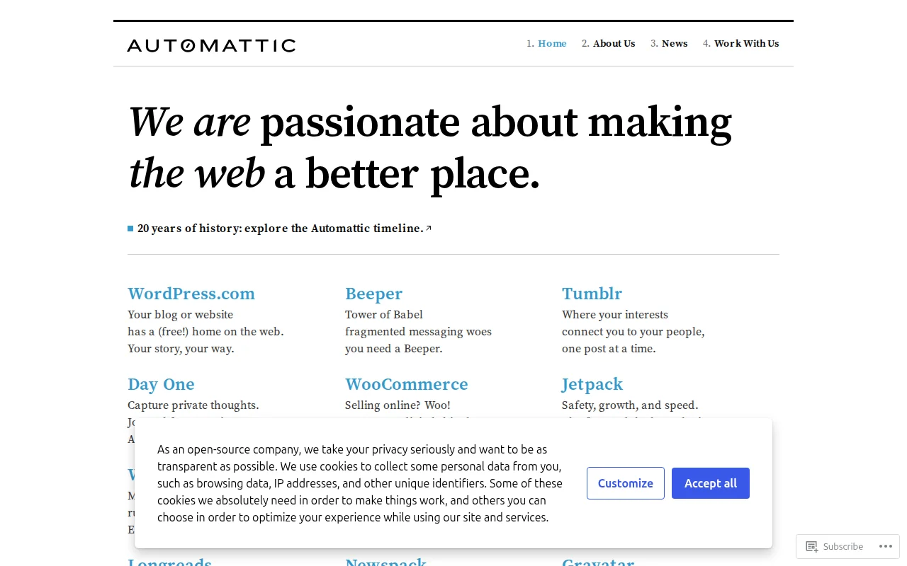Automattic.com — Making the web a better place
