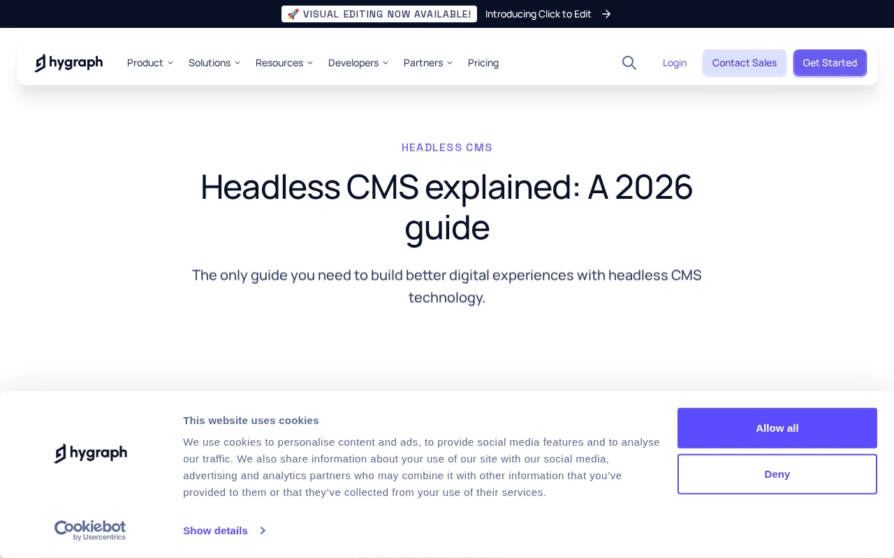 Headless CMS explained — content backend separated from frontend presentation