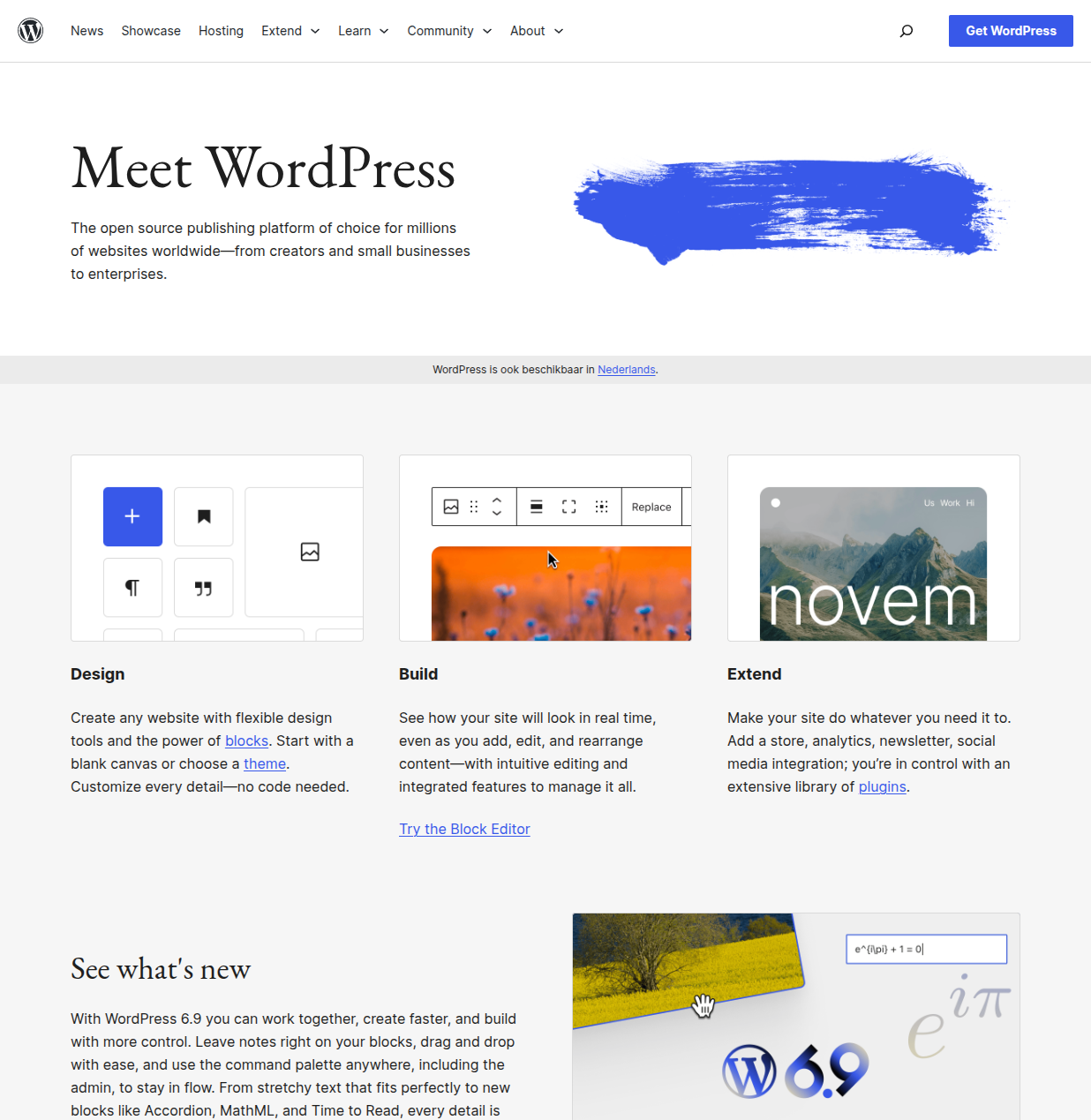 WordPress.org — WordPress stores all content in a MySQL or MariaDB database