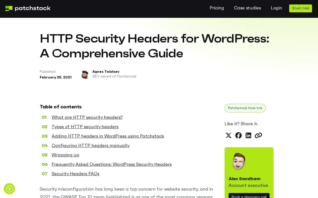 Patchstack guide on WordPress security headers — comprehensive overview of HTTP headers that protect your site
