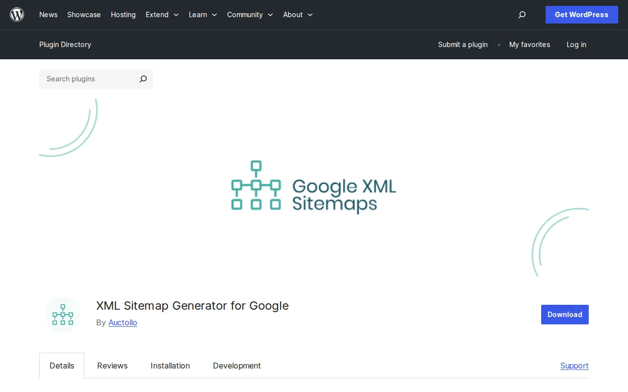 XML Sitemap Generator for Google plugin on WordPress.org