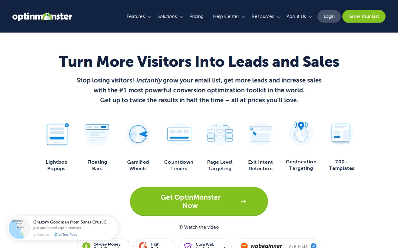 OptinMonster — the most popular popup builder for WordPress
