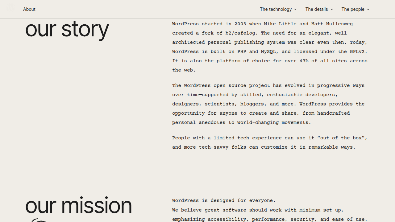 WordPress powers over 43 percent of all websites on the internet according to WordPress.org